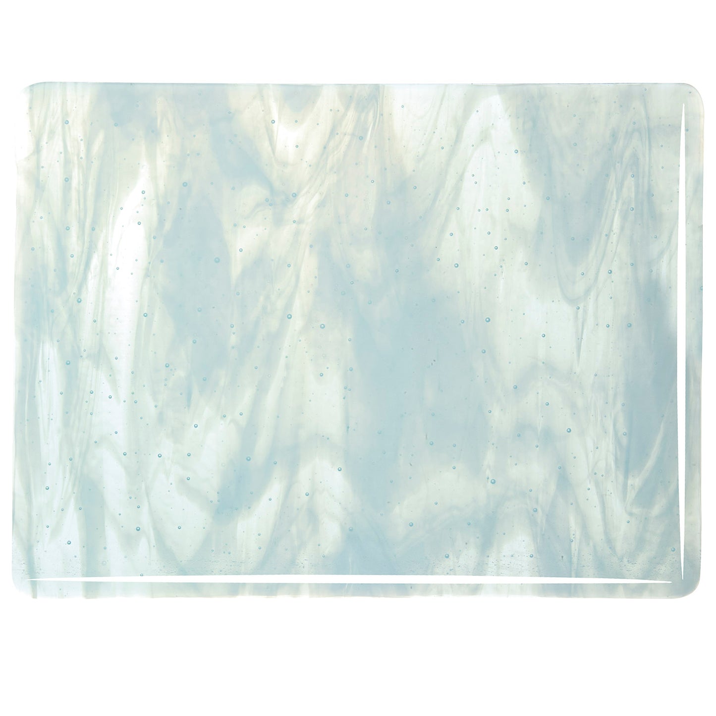 Aqua Blue, White 2-Color Mix, Double-rolled