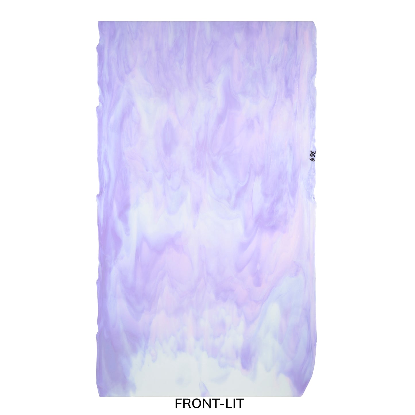White Opalescent, Petal Pink Opalescent, Neo-Lavender Shift Transparent, 3+ Color Mix