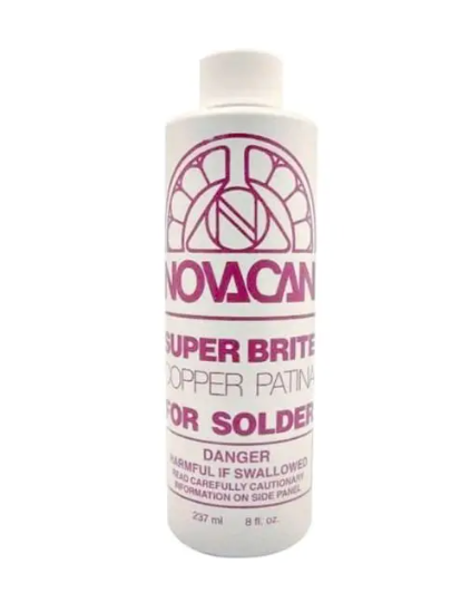 Super Brite Copper Patina for Solder, 8 oz